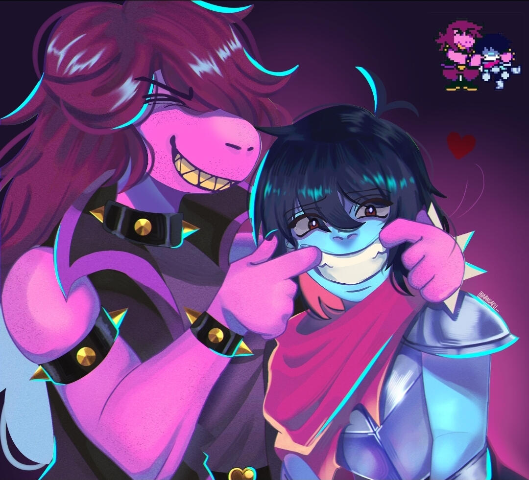 Susie & Kris from Deltarune Susie & Kris from Deltarune