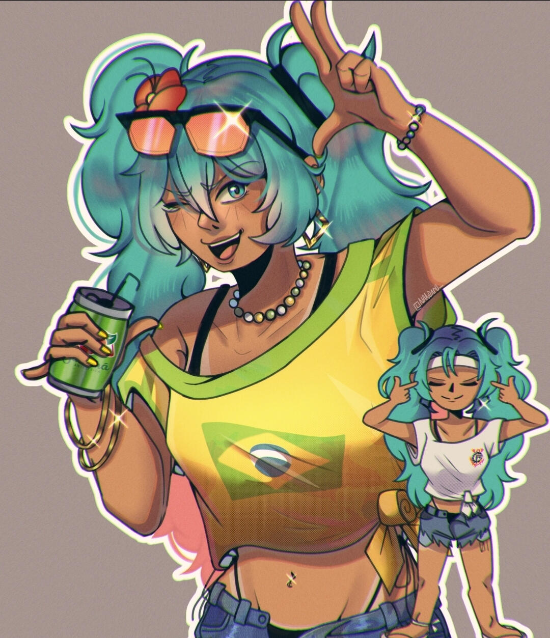 Brazilian Miku by me
